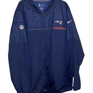 New England Patriots Nike Elite Hybrid Performance Jacket Dark Blue Size XL